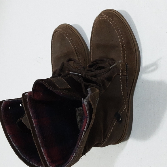 Ferrato men's leather Biker boots 6 Y2k Granpa Brown - Picture 5 of 9